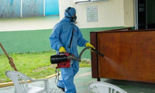 Prefeitura de Porto Real realiza processo de sanitização no Hospital Municipal